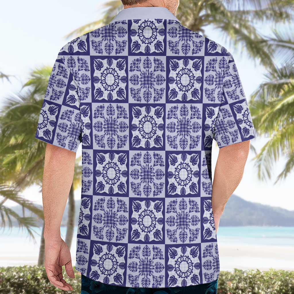 Polu Palaka Quilt Hawaii Hawaiian Shirt Hawaiian Tropical Monstera Sea Turtle LT14 - Polynesian Pride