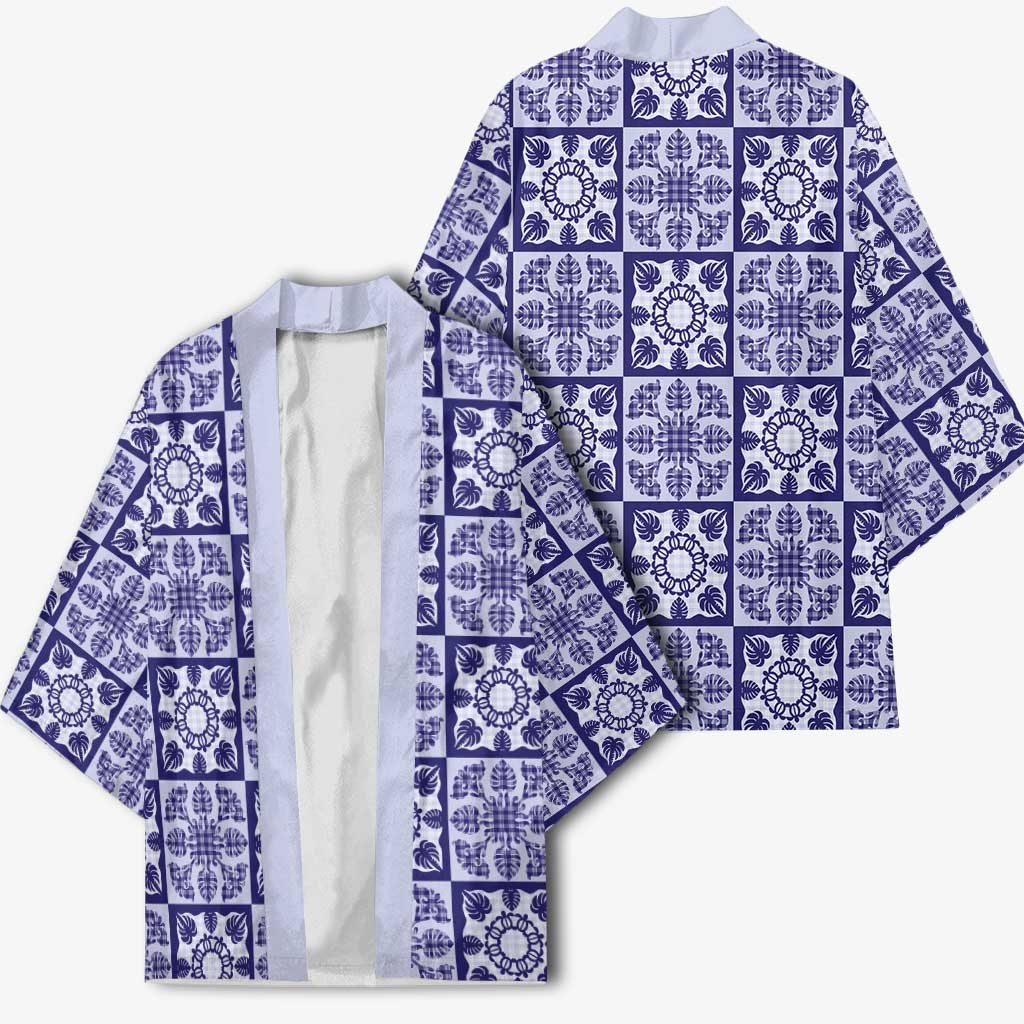 Polu Palaka Quilt Hawaii Kimono Hawaiian Tropical Monstera Sea Turtle LT14 - Polynesian Pride