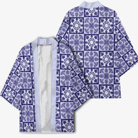 Polu Palaka Quilt Hawaii Kimono Hawaiian Tropical Monstera Sea Turtle LT14 - Polynesian Pride
