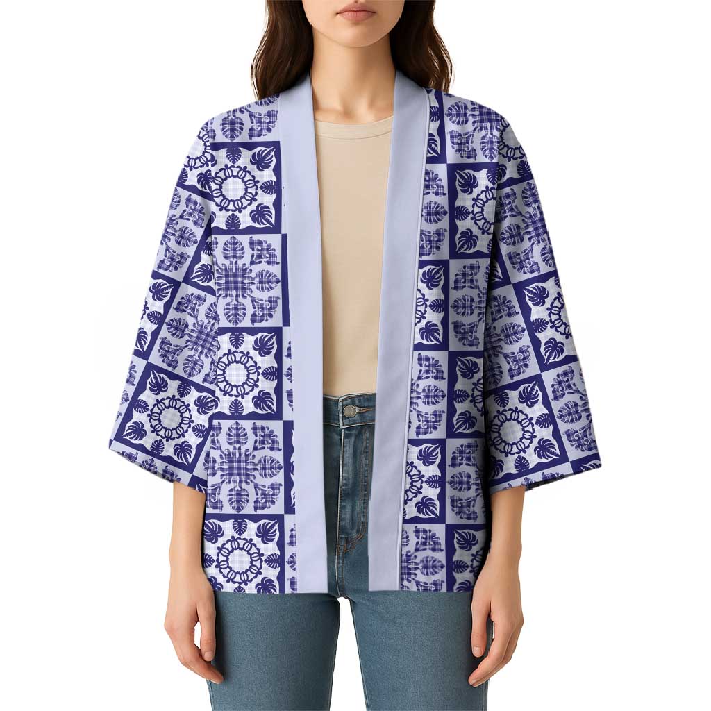 Polu Palaka Quilt Hawaii Kimono Hawaiian Tropical Monstera Sea Turtle LT14 - Polynesian Pride