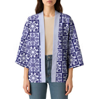 Polu Palaka Quilt Hawaii Kimono Hawaiian Tropical Monstera Sea Turtle LT14 - Polynesian Pride