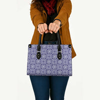 Polu Palaka Quilt Hawaii Leather Bag Hawaiian Tropical Monstera Sea Turtle LT14 - Polynesian Pride