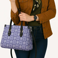 Polu Palaka Quilt Hawaii Leather Bag Hawaiian Tropical Monstera Sea Turtle LT14 - Polynesian Pride