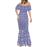 Polu Palaka Quilt Hawaii Mermaid Dress Hawaiian Tropical Monstera Sea Turtle