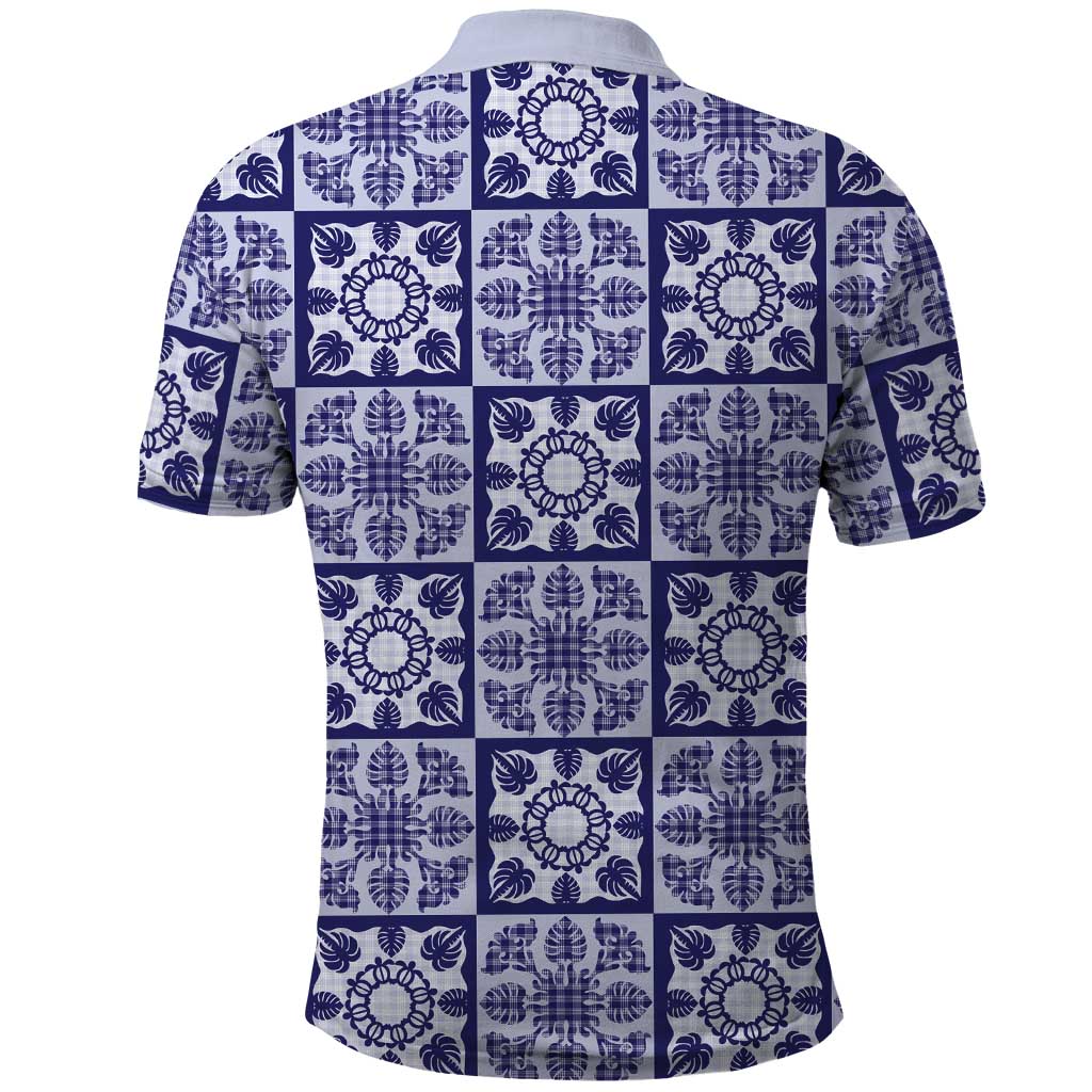 Polu Palaka Quilt Hawaii Polo Shirt Hawaiian Tropical Monstera Sea Turtle