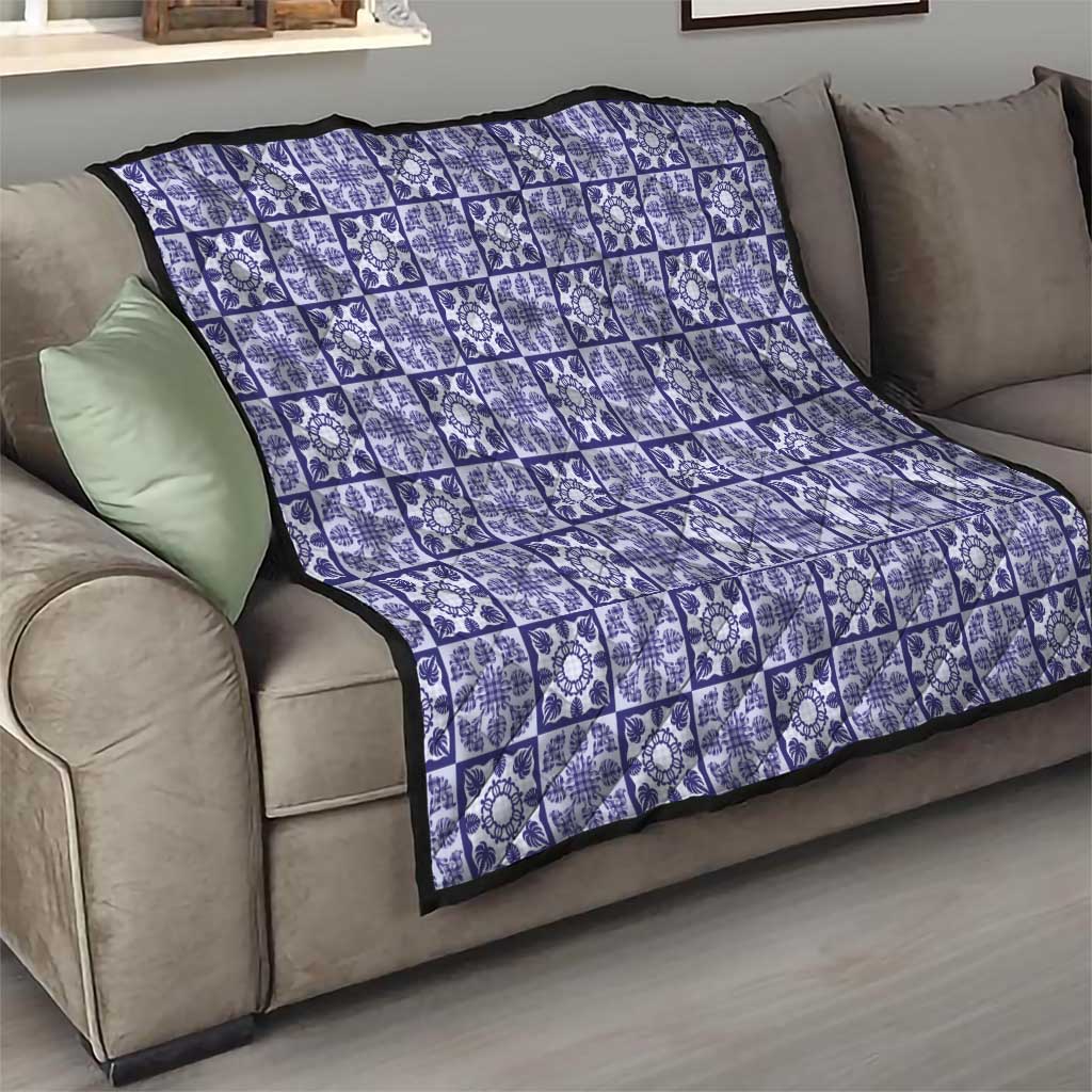 Polu Palaka Quilt Hawaii Quilt Hawaiian Tropical Monstera Sea Turtle LT14 - Polynesian Pride