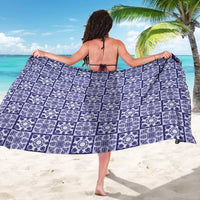 Polu Palaka Quilt Hawaii Sarong Hawaiian Tropical Monstera Sea Turtle