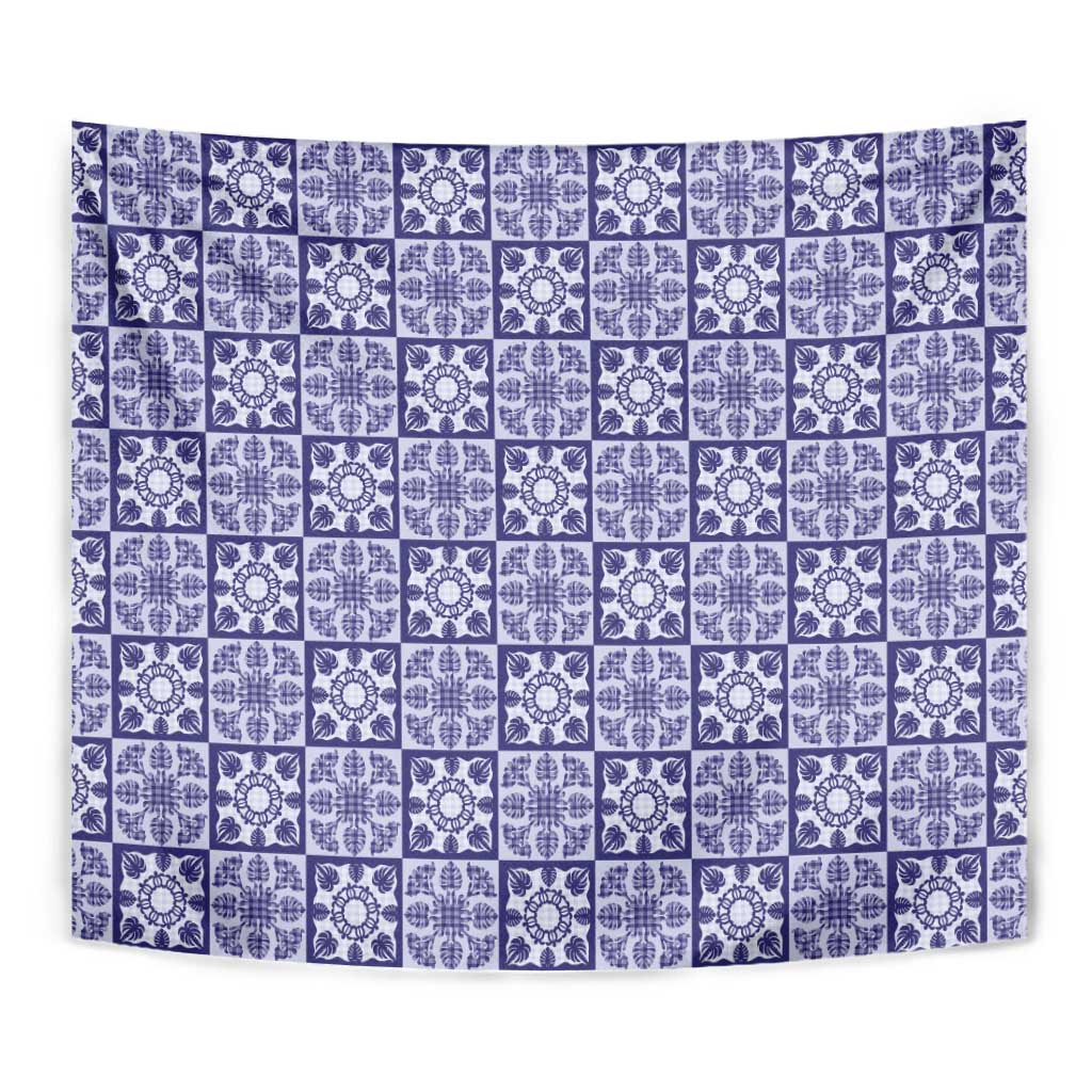 Polu Palaka Quilt Hawaii Tapestry Hawaiian Tropical Monstera Sea Turtle LT14 - Polynesian Pride