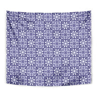 Polu Palaka Quilt Hawaii Tapestry Hawaiian Tropical Monstera Sea Turtle LT14 - Polynesian Pride