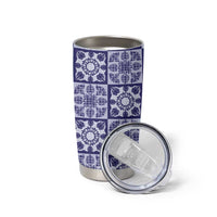 Polu Palaka Quilt Hawaii Tumbler Cup Hawaiian Tropical Monstera Sea Turtle LT14 - Polynesian Pride