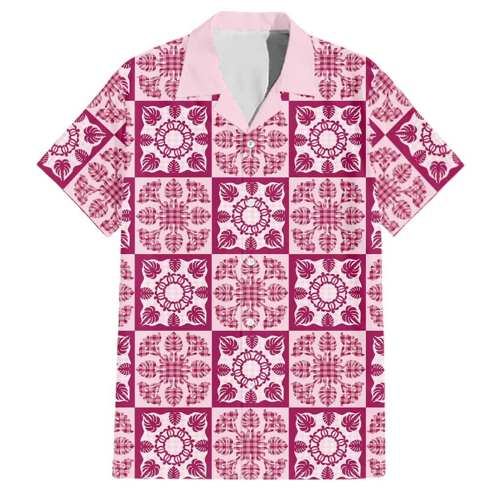 Akala Palaka Quilt Hawaii Family Matching Summer Maxi Dress and Hawaiian Shirt Hawaiian Tropical Monstera Sea Turtle
