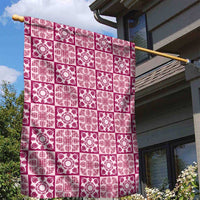 Akala Palaka Quilt Hawaii Garden Flag Hawaiian Tropical Monstera Sea Turtle