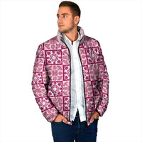 Akala Palaka Quilt Hawaii Padded Jacket Hawaiian Tropical Monstera Sea Turtle LT14 - Polynesian Pride