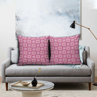 Akala Palaka Quilt Hawaii Pillow Cover Hawaiian Tropical Monstera Sea Turtle