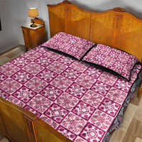 Akala Palaka Quilt Hawaii Quilt Bed Set Hawaiian Tropical Monstera Sea Turtle