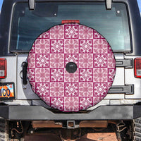Akala Palaka Quilt Hawaii Spare Tire Cover Hawaiian Tropical Monstera Sea Turtle