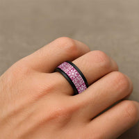 Akala Palaka Quilt Hawaii Spinner Ring Hawaiian Tropical Monstera Sea Turtle