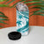 Cyan Polynesia 4 in 1 Can Cooler Tumbler Polynesian Turtle Shark Tattoo Tropical Vintage