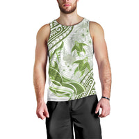 Lime Green Polynesia Men Tank Top Polynesian Turtle Shark Tattoo Tropical Vintage LT14 - Polynesian Pride
