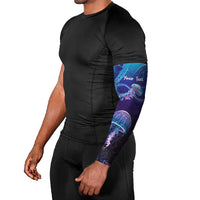 Polynesia Jellyfish Memorial Personalised Arm Sleeves Infinity Jellies Polynesian Pattern