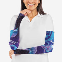 Polynesia Jellyfish Memorial Personalised Arm Sleeves Infinity Jellies Polynesian Pattern