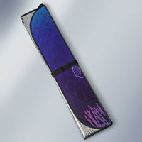 Polynesia Jellyfish Memorial Personalised Auto Sun Shade Infinity Jellies Polynesian Pattern