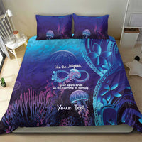 Polynesia Jellyfish Memorial Personalised Bedding Set Infinity Jellies Polynesian Pattern