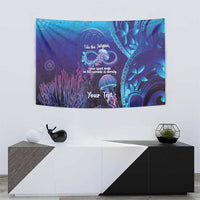 Polynesia Jellyfish Memorial Personalised Tapestry Infinity Jellies Polynesian Pattern