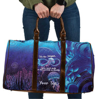 Polynesia Jellyfish Memorial Personalised Travel Bag Infinity Jellies Polynesian Pattern