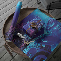 Polynesia Jellyfish Memorial Personalised Wrapping Paper Infinity Jellies Polynesian Pattern
