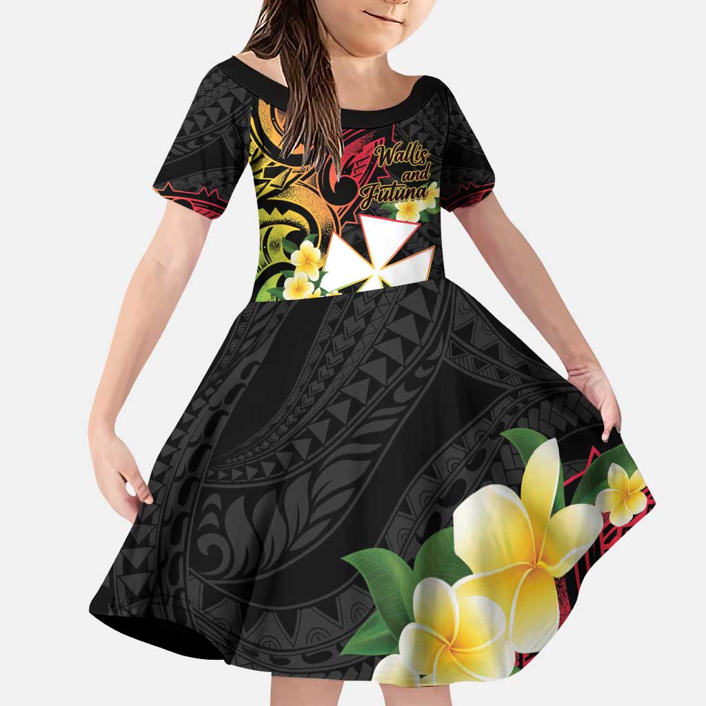 Wallis and Futuna Victory Day Family Matching Puletasi and Hawaiian Shirt Liberty Equality Fraternity Polynesian Plumeria