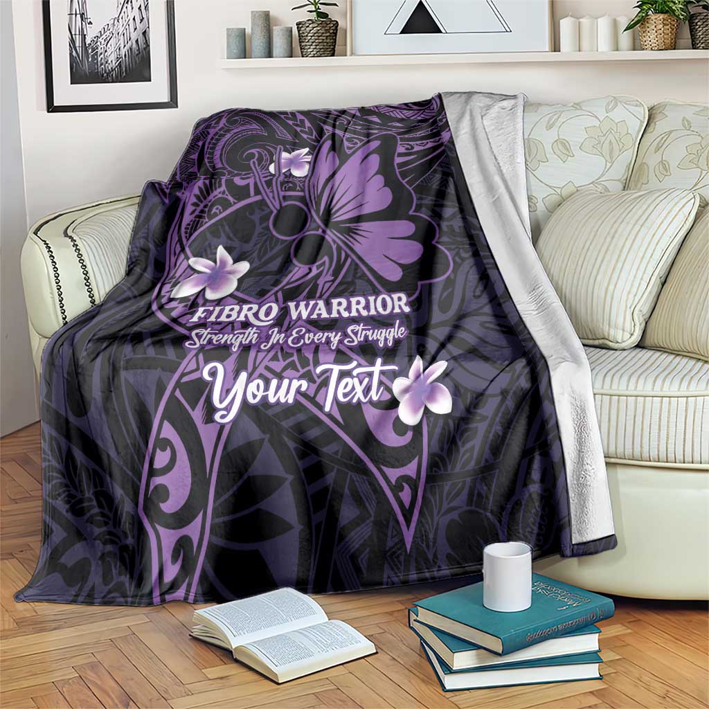 Personalised Fibromyalgia Awareness Month Blanket Fibro Warrior Strength In Every Struggle