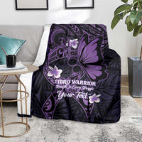 Personalised Fibromyalgia Awareness Month Blanket Fibro Warrior Strength In Every Struggle