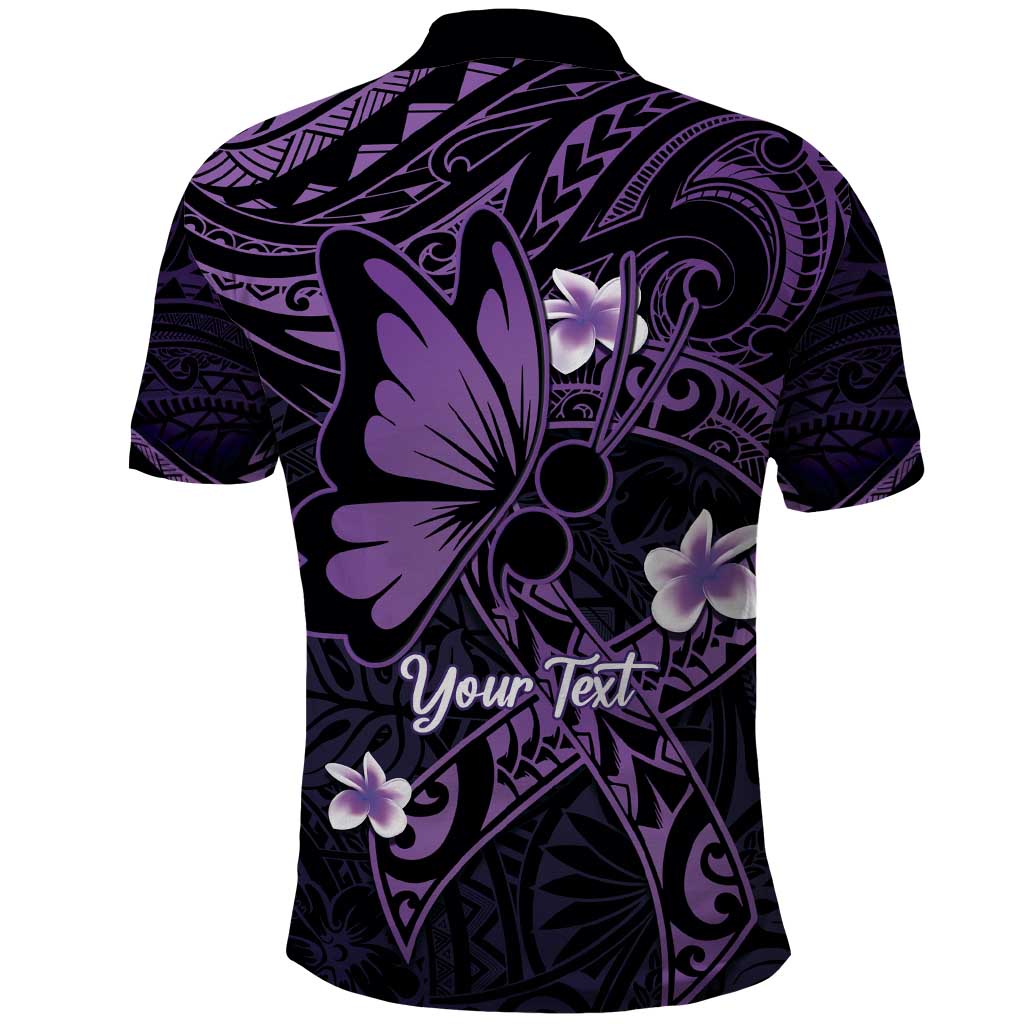 Personalised Fibromyalgia Awareness Month Polo Shirt Fibro Warrior Strength In Every Struggle