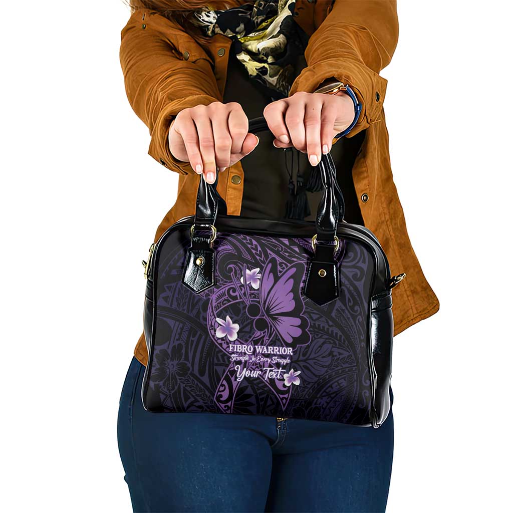 Personalised Fibromyalgia Awareness Month Shoulder Handbag Fibro Warrior Strength In Every Struggle