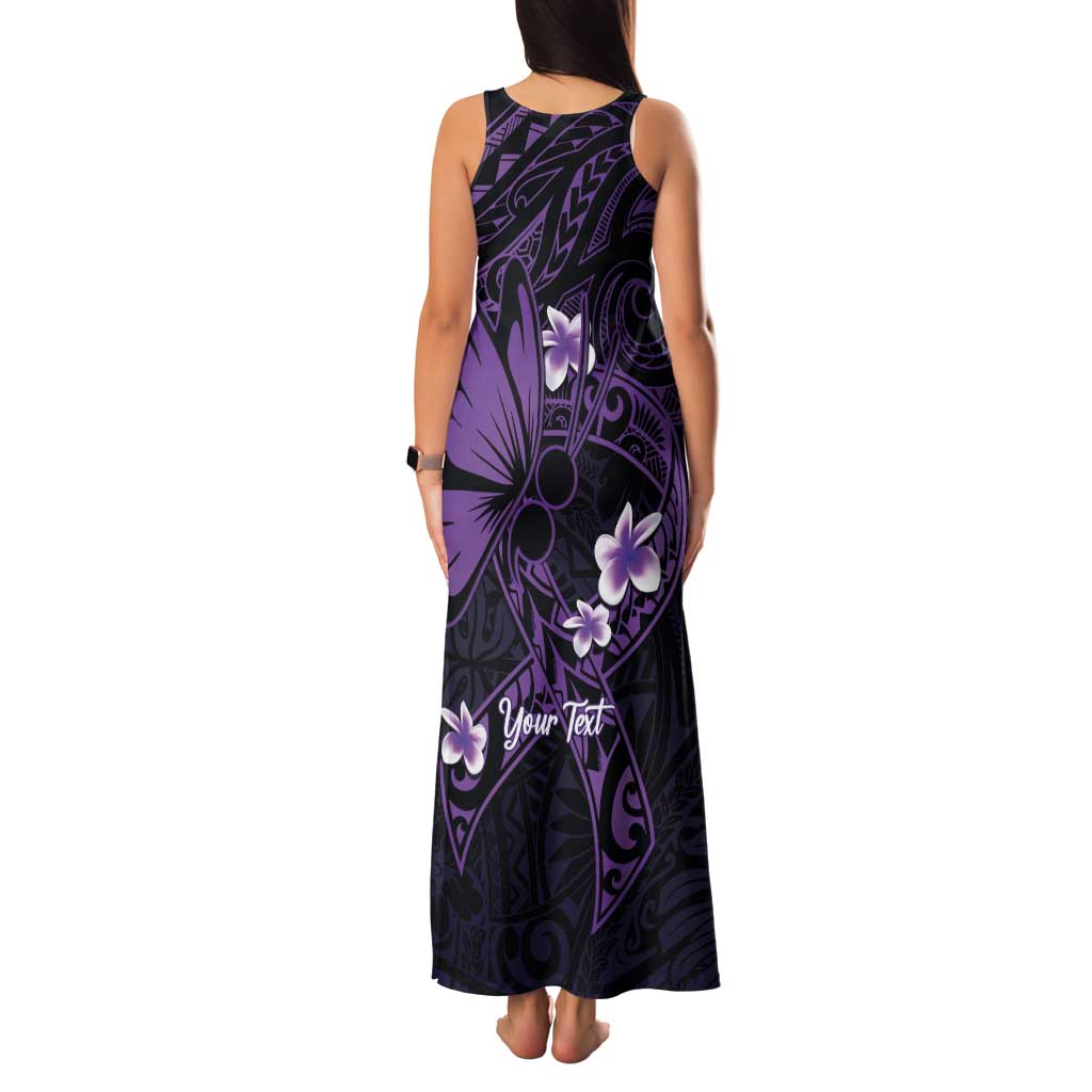 Personalised Fibromyalgia Awareness Month Tank Maxi Dress Fibro Warrior Strength In Every Struggle
