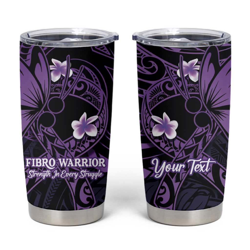 Personalised Fibromyalgia Awareness Month Tumbler Cup Fibro Warrior Strength In Every Struggle