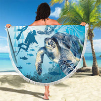 Personalized Snorkeling Hawaii Beach Blanket Ocean Lover Hawaiian Kakau Honu Turtle