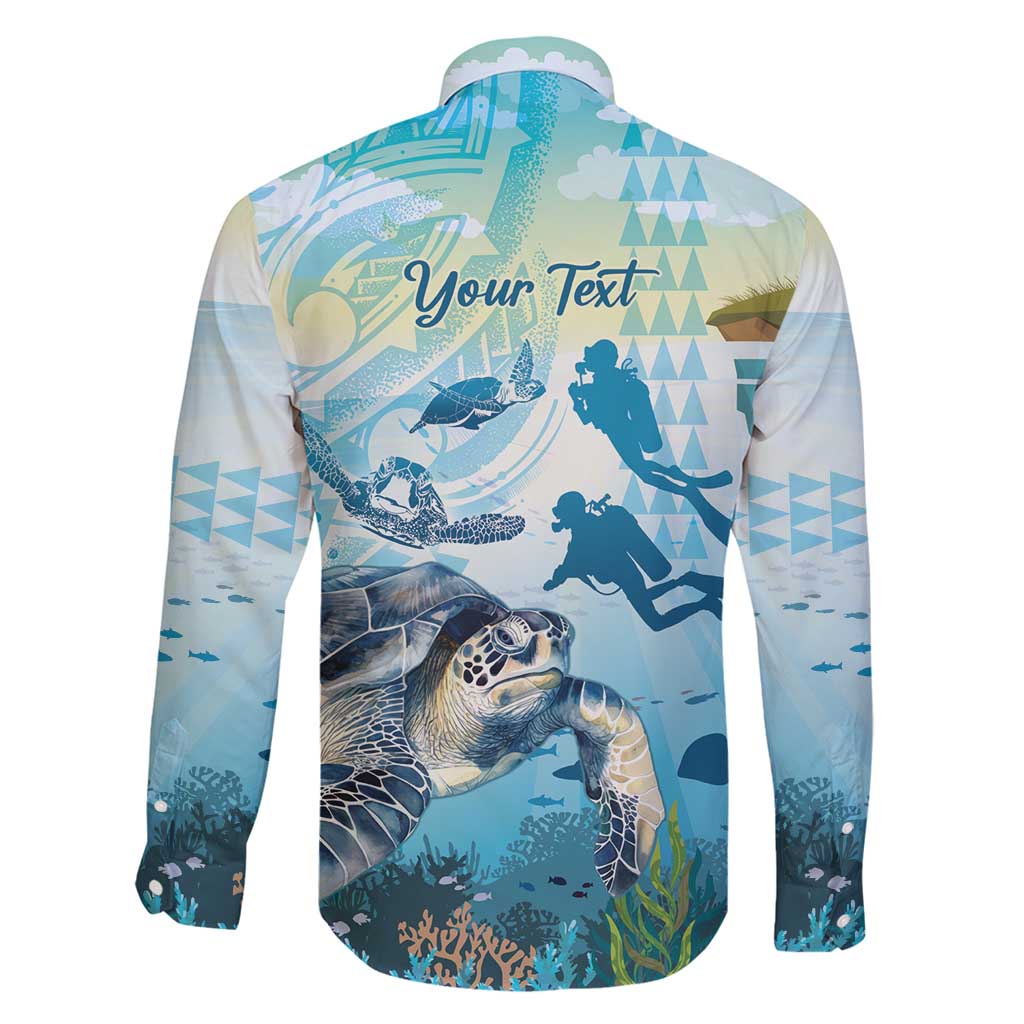 Personalized Snorkeling Hawaii Family Matching Mermaid Dress and Hawaiian Shirt Ocean Lover Hawaiian Kakau Honu Turtle