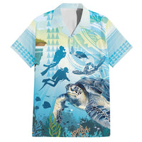 Personalized Snorkeling Hawaii Family Matching Summer Maxi Dress and Hawaiian Shirt Ocean Lover Hawaiian Kakau Honu Turtle