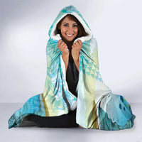 Personalized Snorkeling Hawaii Hooded Blanket Ocean Lover Hawaiian Kakau Honu Turtle LT14 - Polynesian Pride