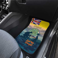 Niue ANZAC Day Car Mats We Will Remember Them Camouflage Style