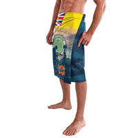 Niue ANZAC Day Lavalava We Will Remember Them Camouflage Style