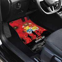 Tonga ANZAC Day Car Mats Ngatu Pattern We Will Remember Them