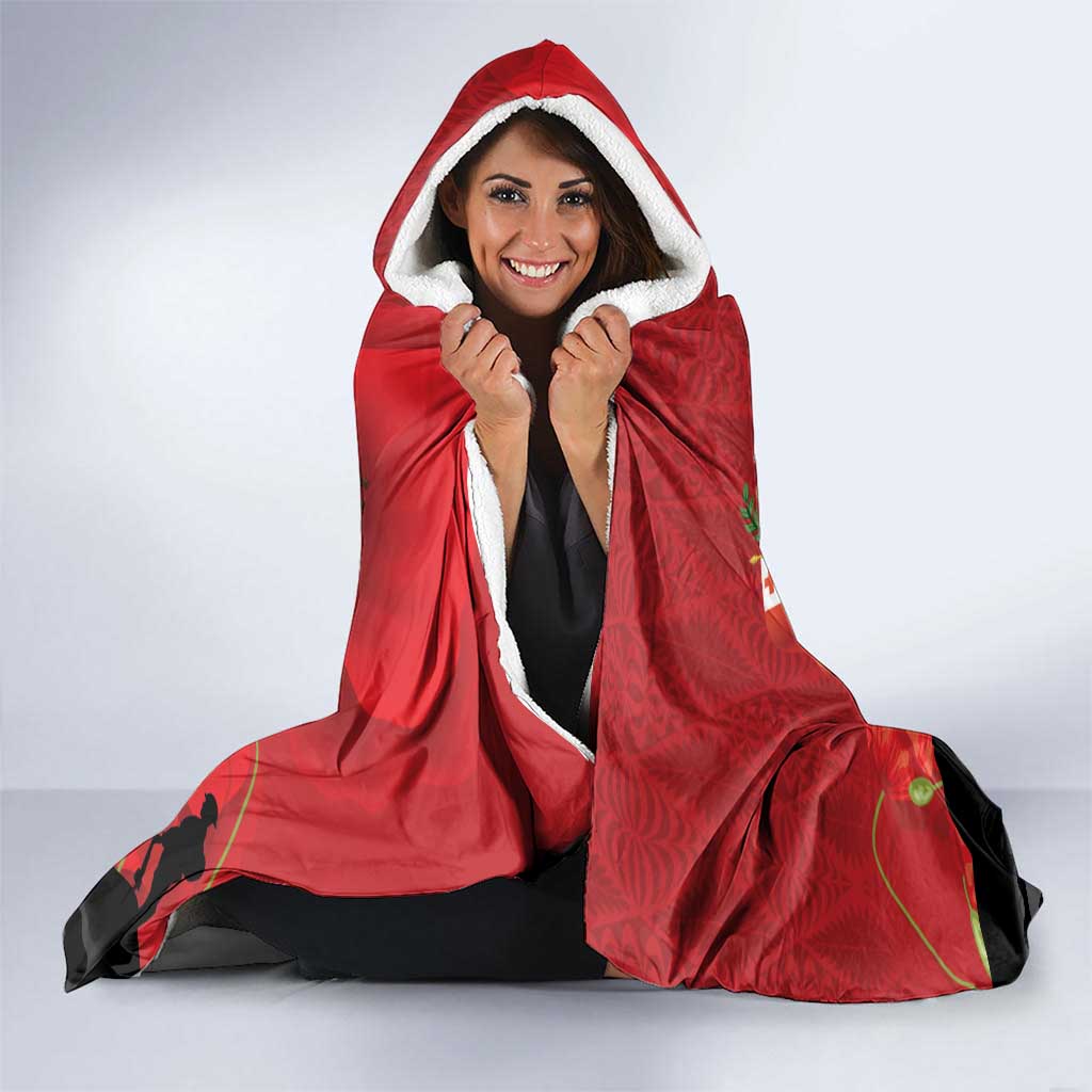 Tonga ANZAC Day Hooded Blanket Ngatu Pattern We Will Remember Them