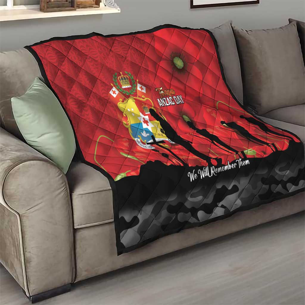 Tonga ANZAC Day Quilt Ngatu Pattern We Will Remember Them