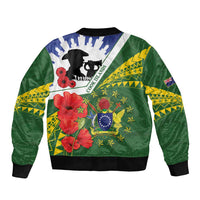 Cook Islands ANZAC Day Bomber Jacket Last Post Lest We Forget
