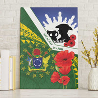Cook Islands ANZAC Day Canvas Wall Art Last Post Lest We Forget