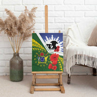 Cook Islands ANZAC Day Canvas Wall Art Last Post Lest We Forget