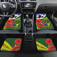 Cook Islands ANZAC Day Car Mats Last Post Lest We Forget